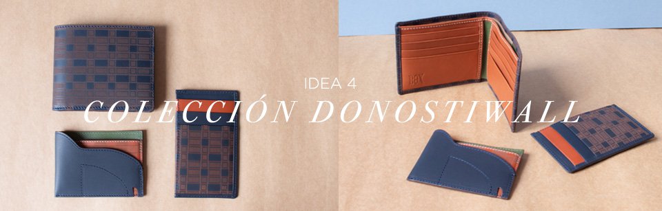 Billeteros de piel hombre box san sebastián regalo día del padre